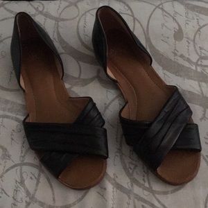 Franco Sarto Black Flats